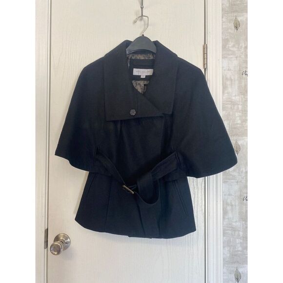 Andrew Marc Bat wing Cape Coat - Picture 1 of 5